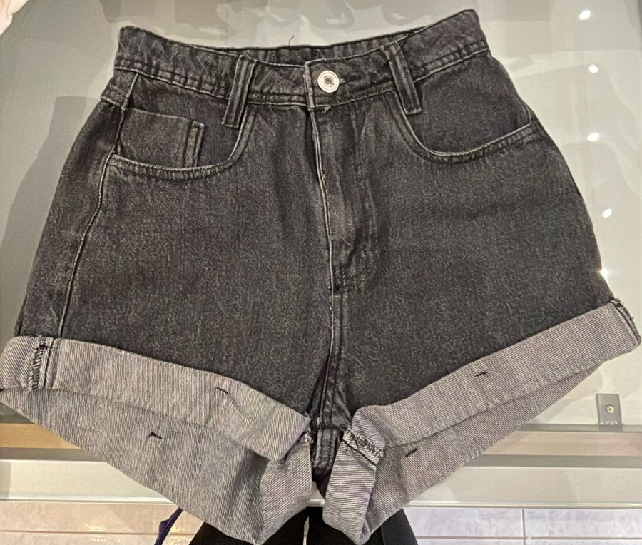 SHORT JEANS PRETO
