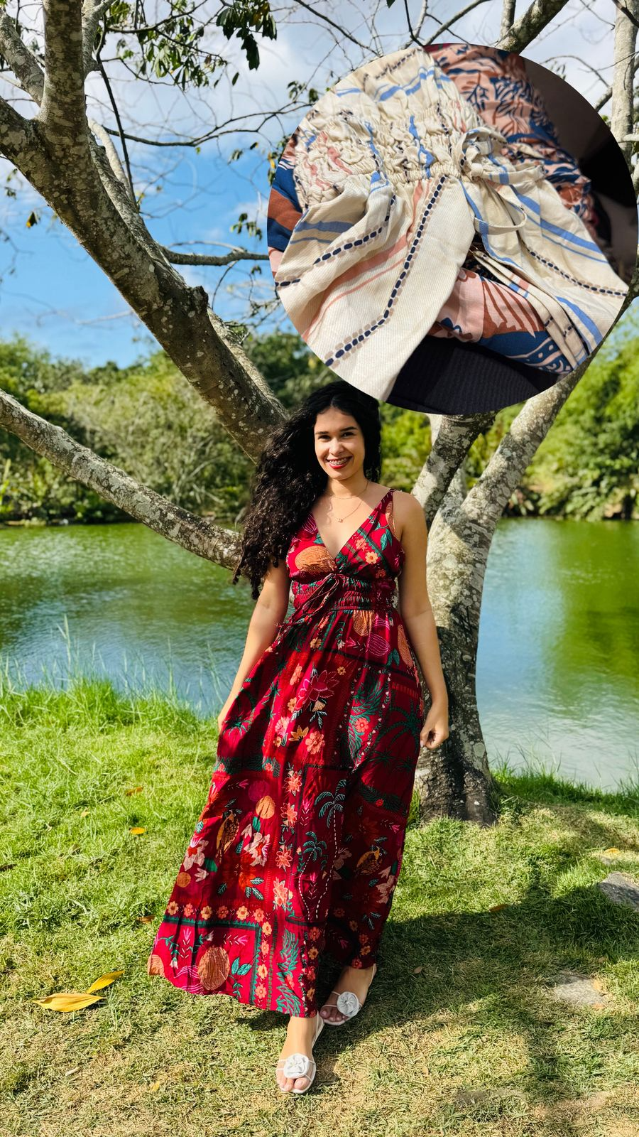 VESTIDO ESTAMPADO S\BOJO