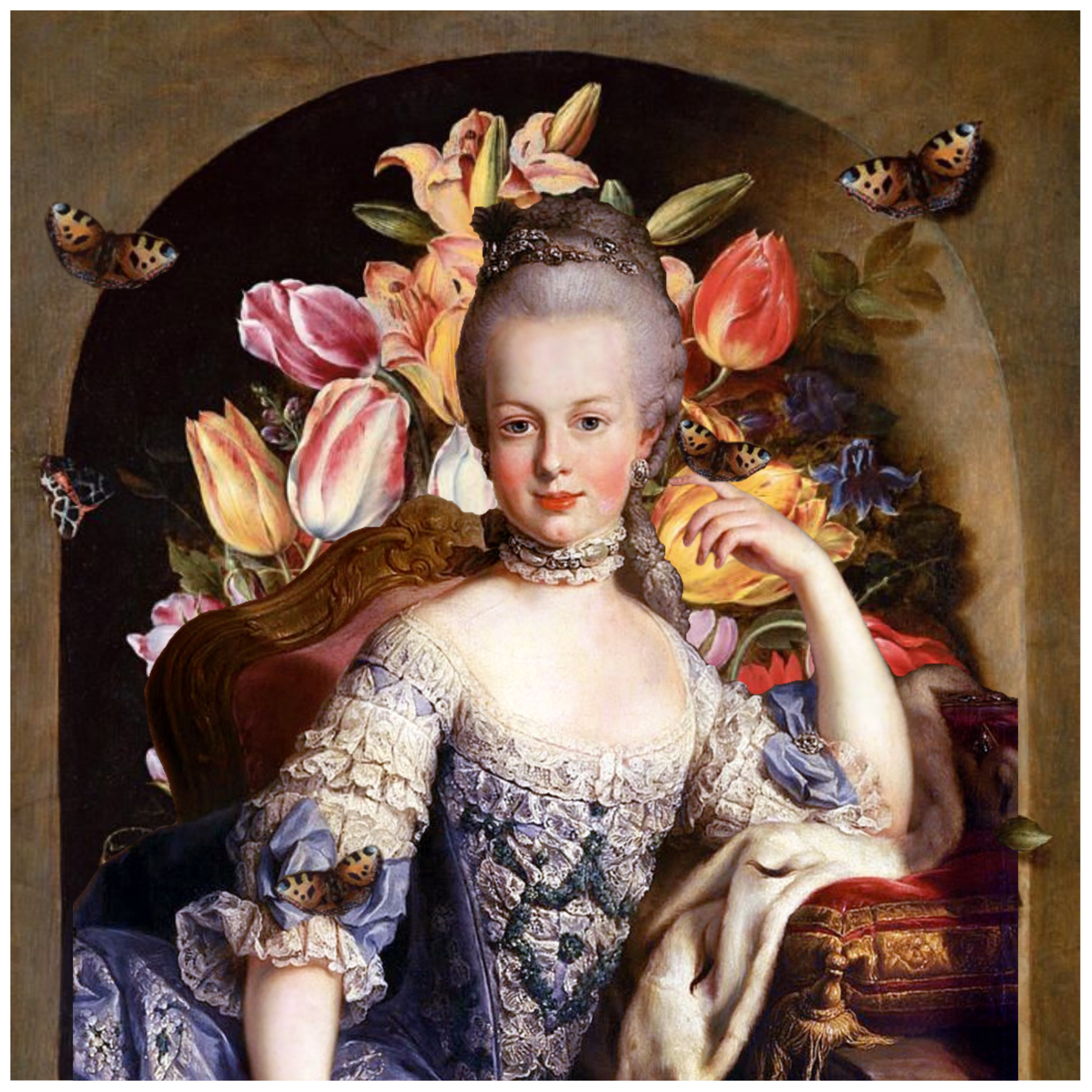 Coussin Marie Antoinette - Boudoir secret