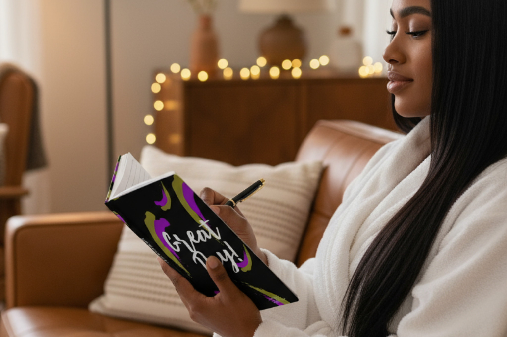  "Great Day" Hardcover Journal Matte- Flow by Tara Davis