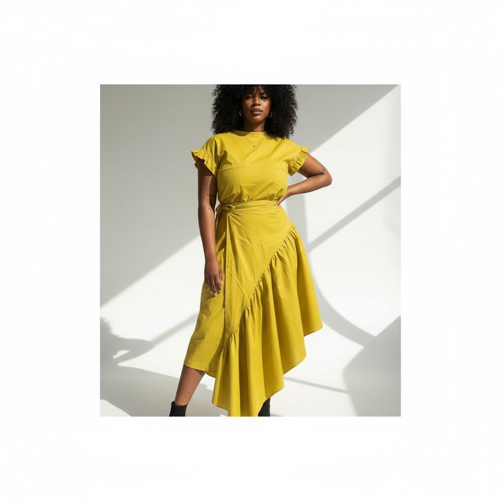 Organic Cotton Ruffle Short Sleeve Top- Flow By Tara Davis