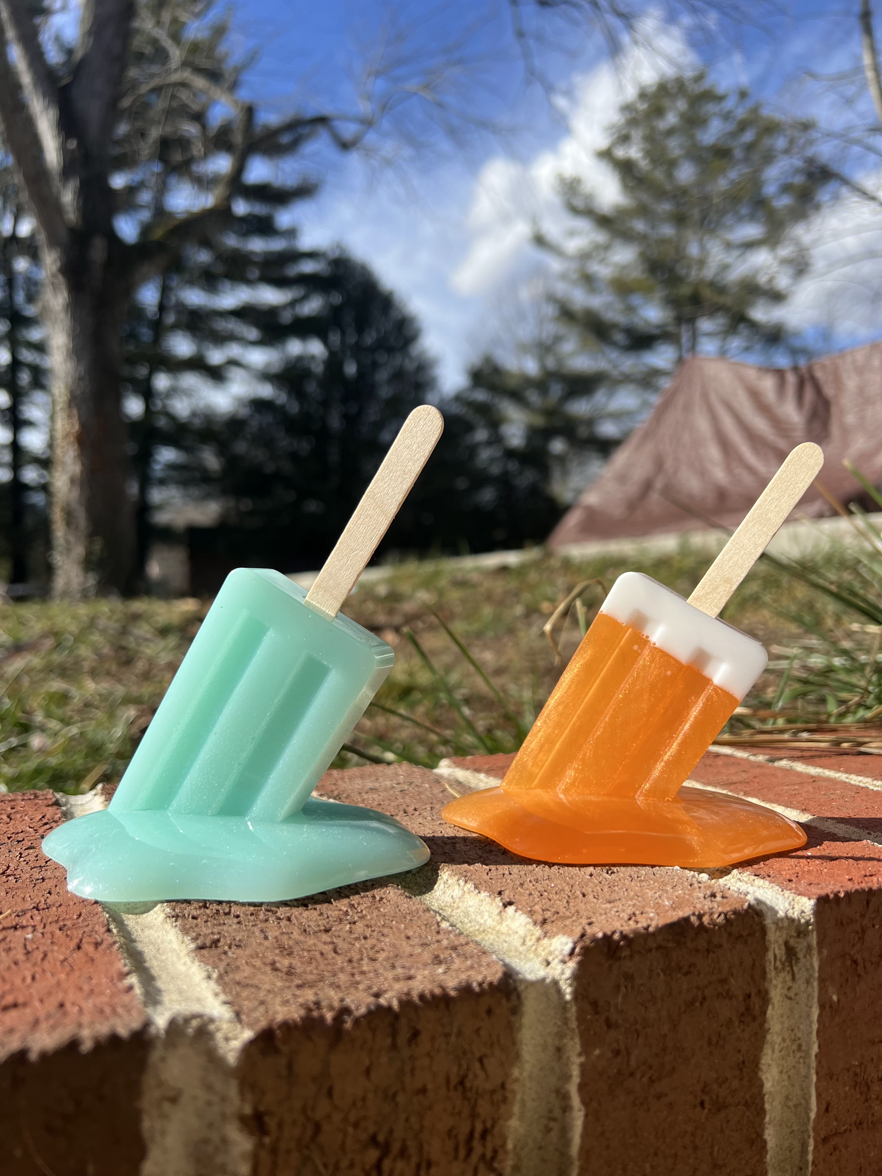 Melting Popsicle Ring Holders