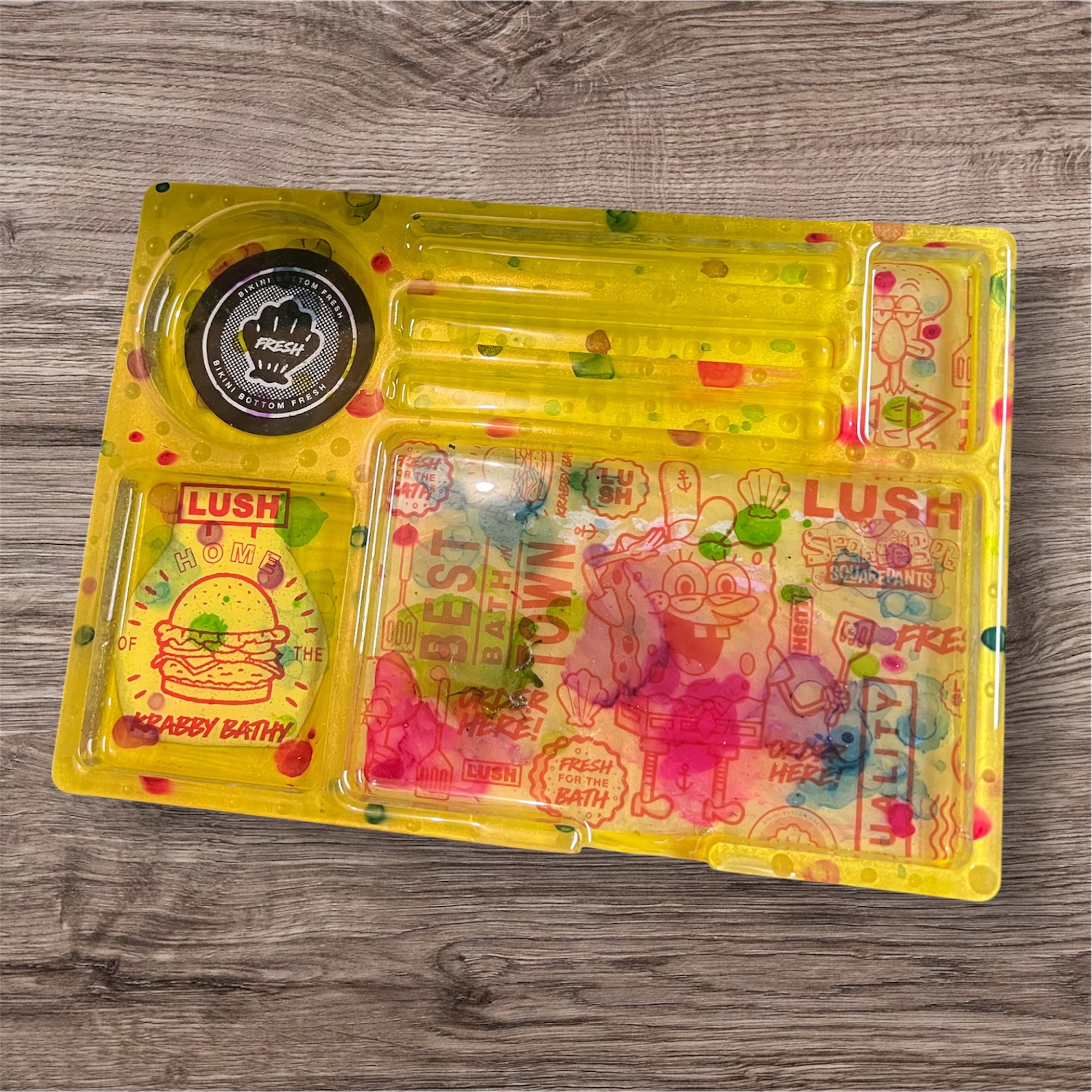 Colorful Cartoon Rolling Tray