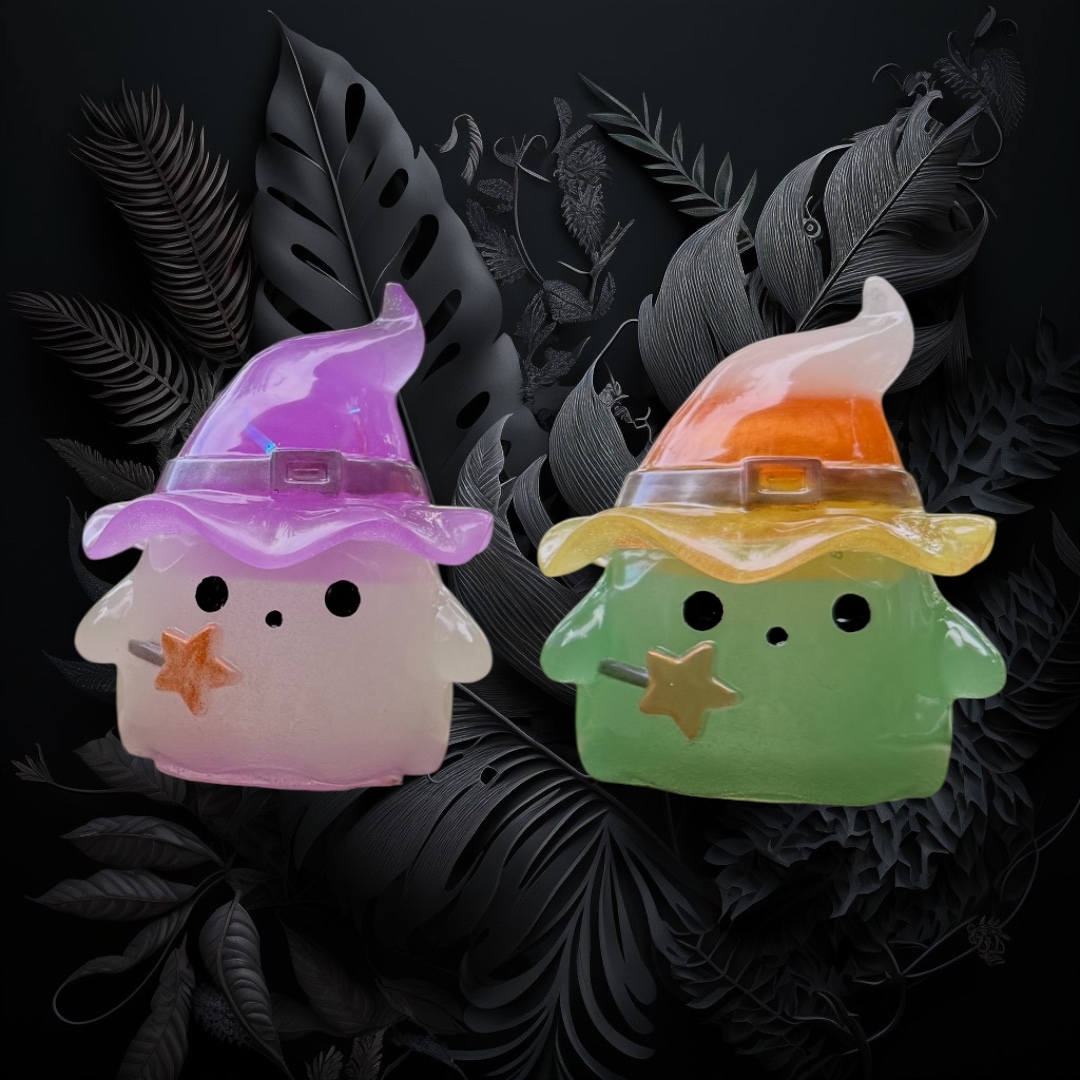 Glowing Wizard Ghost Jar