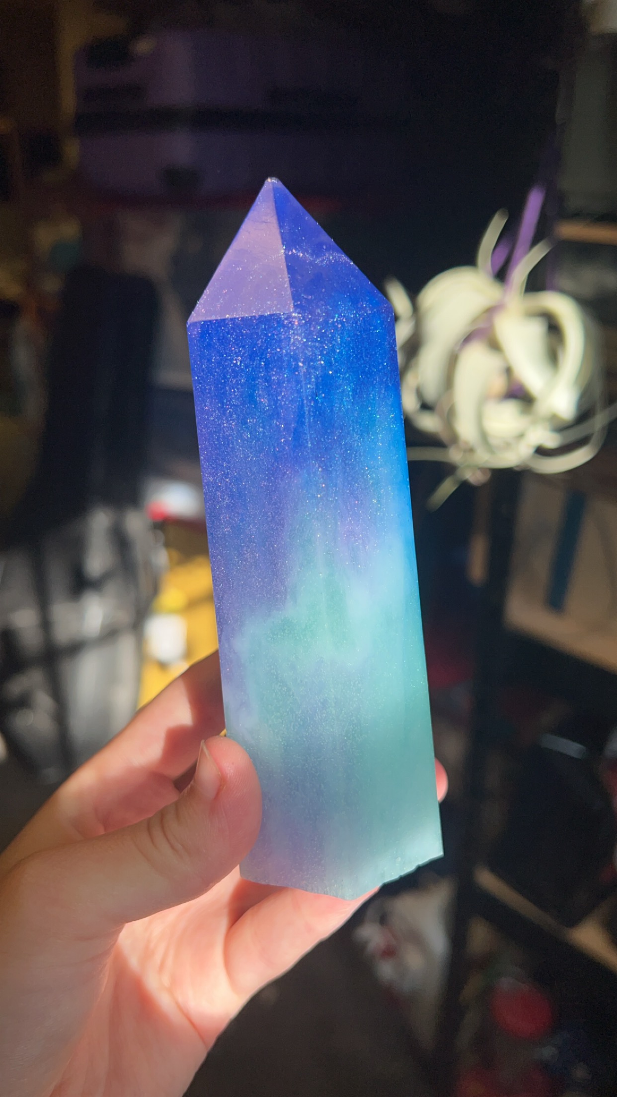 Glowing Fluorite Crystal
