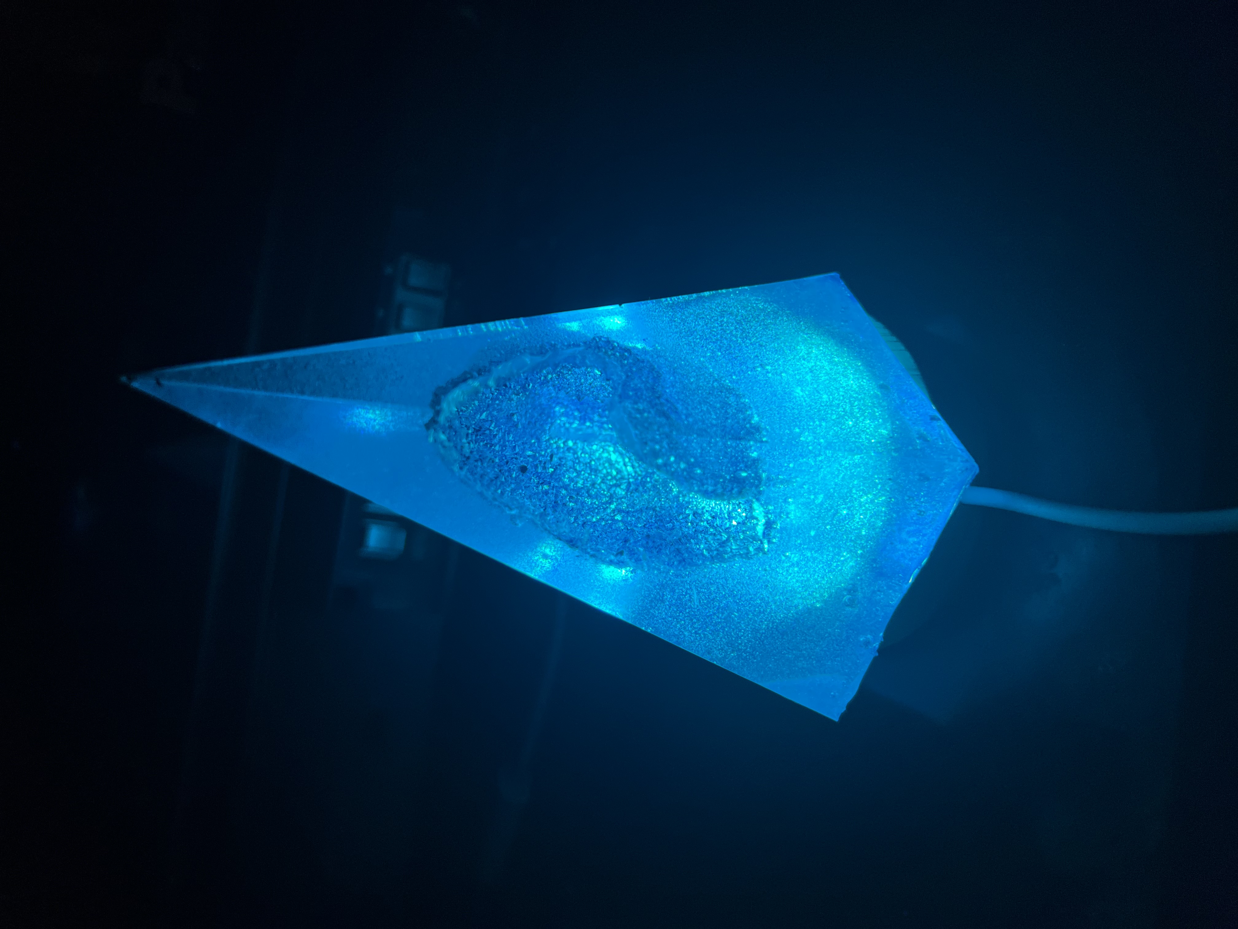 Resin Geode Crystal lamp