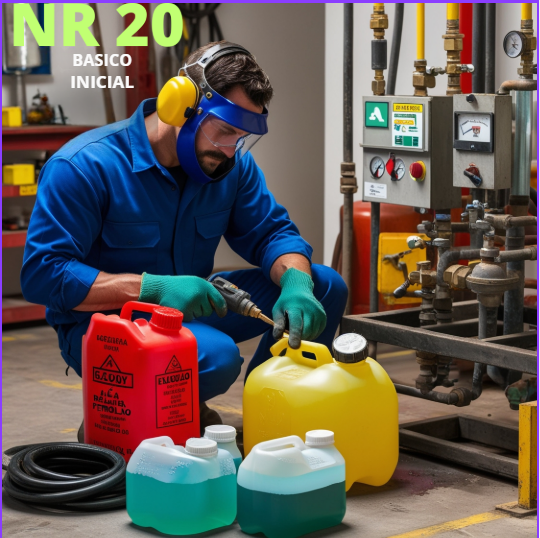 NR 20 – Básico: Segurança e Saúde no Trabalho com Inflamáveis e Combustíveis