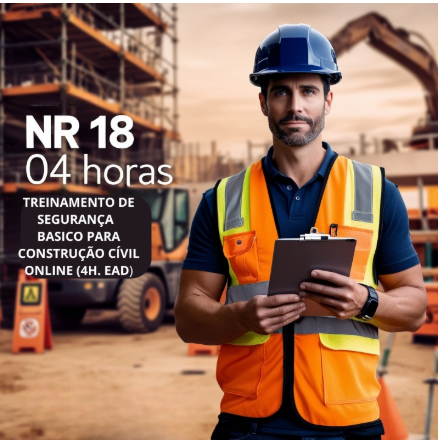 NR 18 – Treinamento de Segurança Básico para Construção Civil
