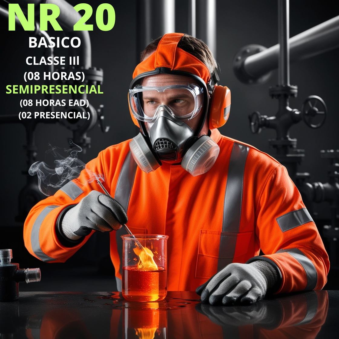 NR 20 – Básico em Segurança e Saúde no Trabalho com Inflamáveis e Combustíveis – Classe III 