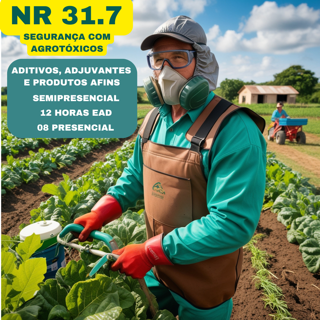 NR 31.7 – Segurança com Agrotóxicos, Aditivos, Adjuvantes e Produtos Afins
