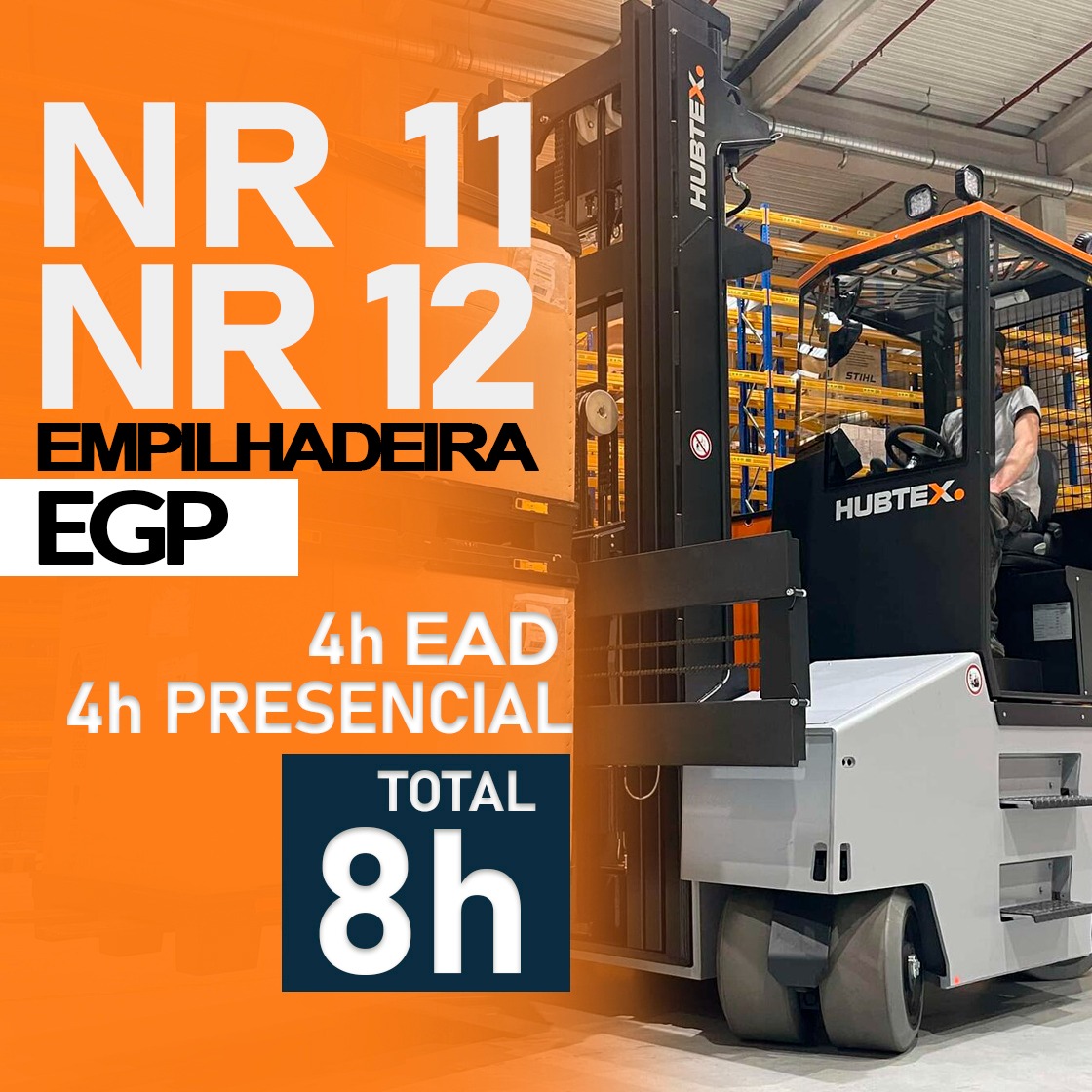 NR 11 e NR 12 – Operador de Empilhadeira EGP