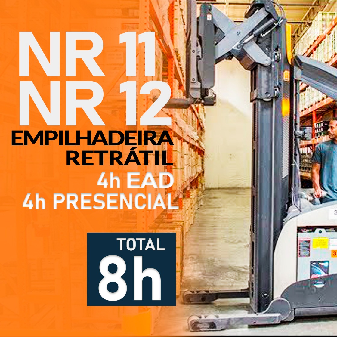 NR 11 e NR 12 – Operador de Empilhadeira Retrátil