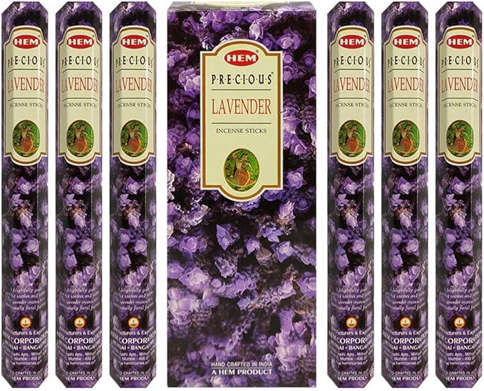 Varitas de incienso HEM Precious Lavanda. Incluye soporte para inciensos!