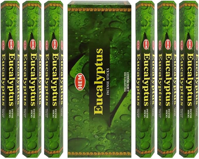 Varillas de incienso HEM Eucalipto. Incluye soporte para inciensos!