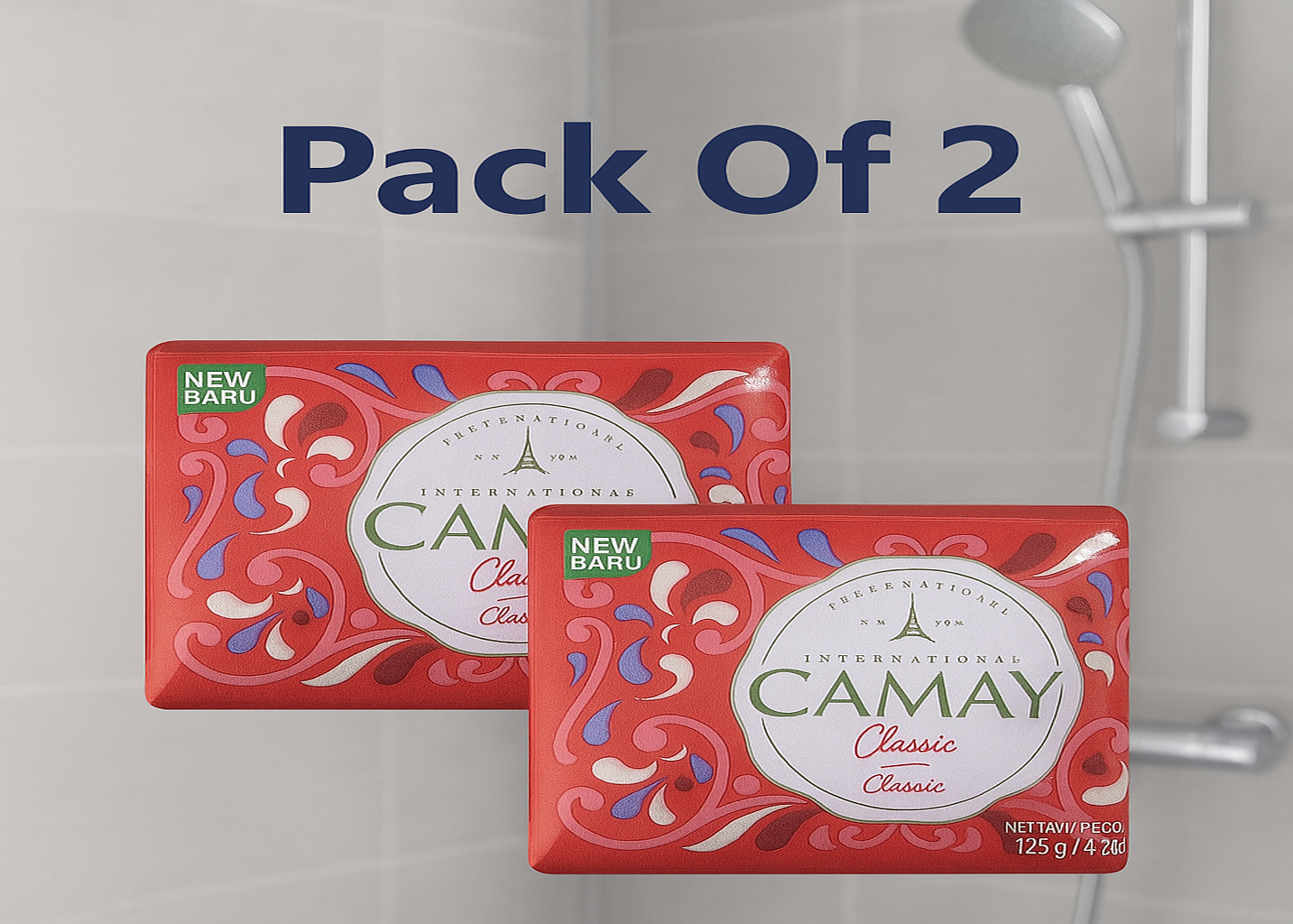 Camay Jabón en barra Clásico Pack de 2