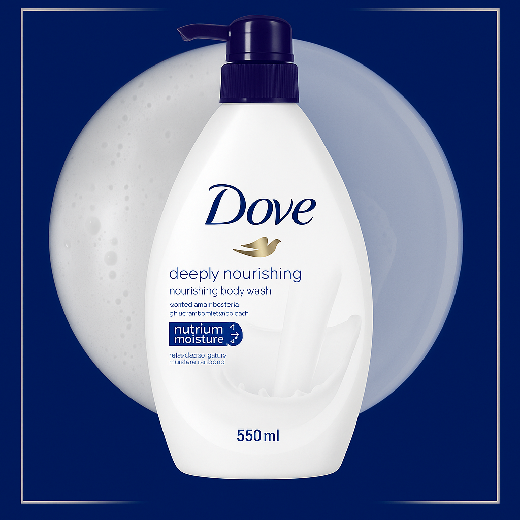 Dove Jabón Corporal Profundamente Nutritivo 550ml