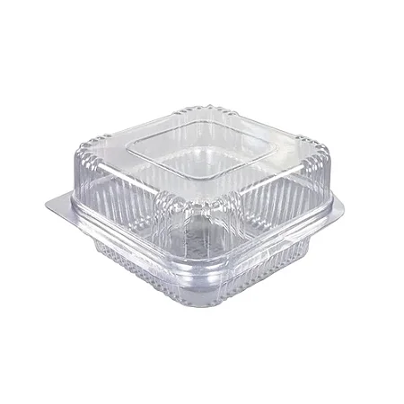 Emablagem Para Doce Transparente 9x9cm Quadrado Pacote com 10 un. PF641