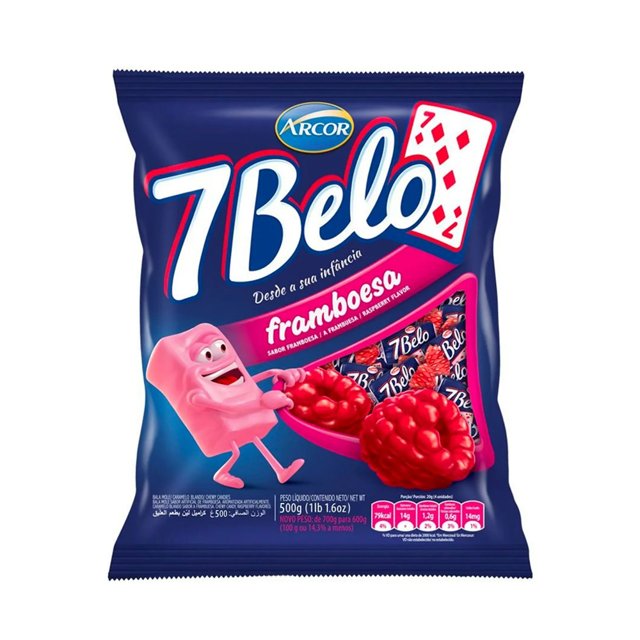 Saco Bala 7 Belo Framboesa 500g