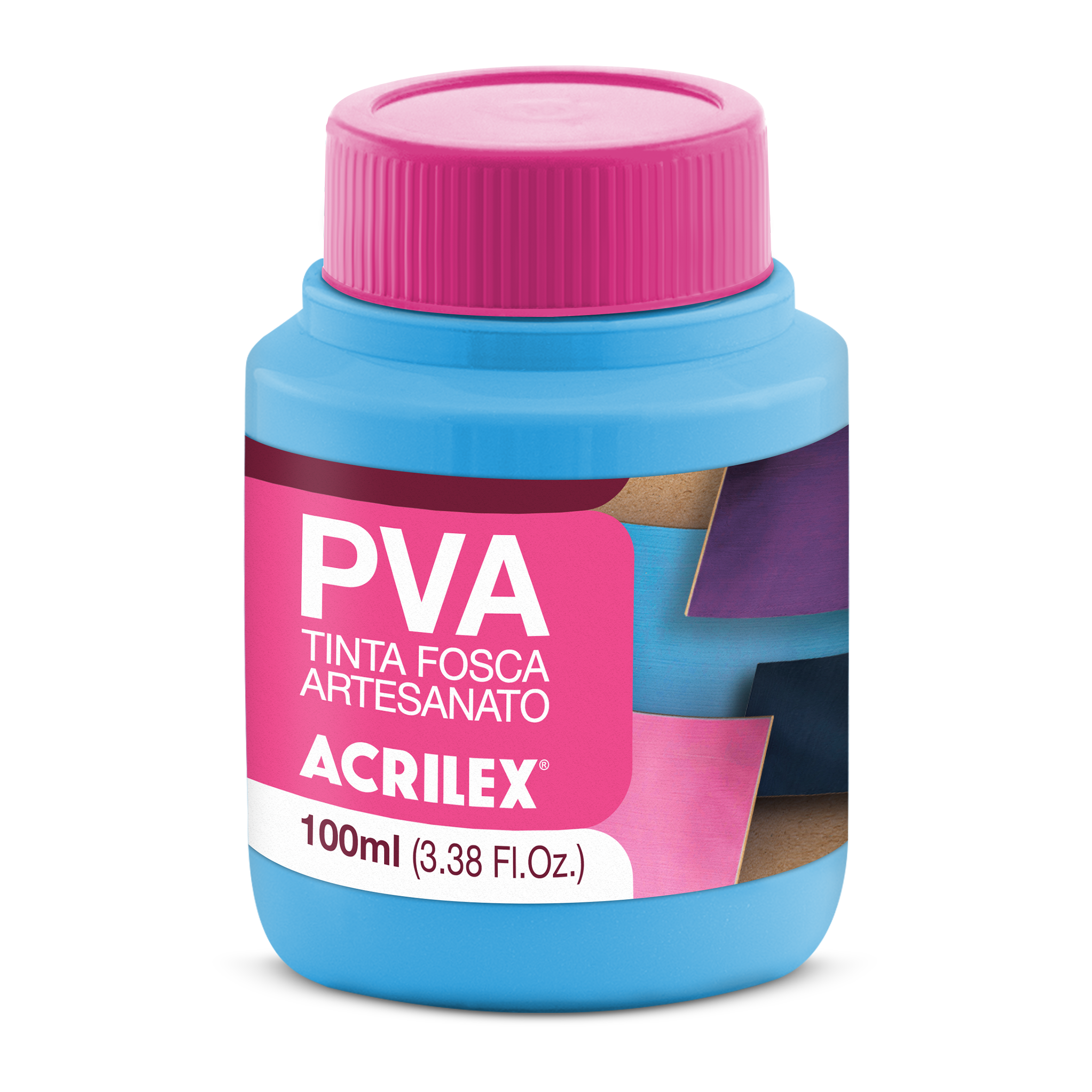 Tinta PVA  Fosca Artesanato Acrilex 100ml CORES