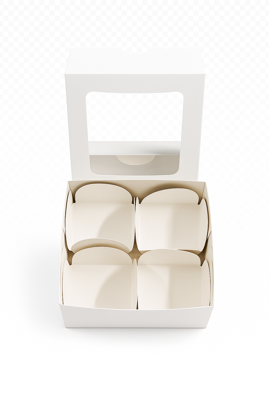 Caixa Gaveta Branca Fosca 4 Doces