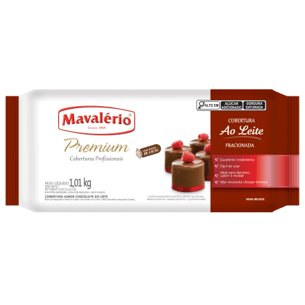 Cobertura Mavalério Premium ao Leite 1,01kg