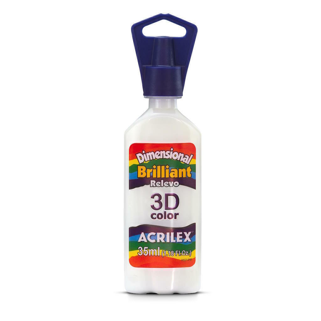 Cola  Relevo Brilliant dimensional Acrilex 3D 35ml CORES