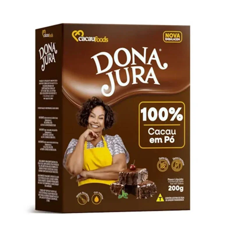 Cacau em Pó Dona Jura 100% 200g