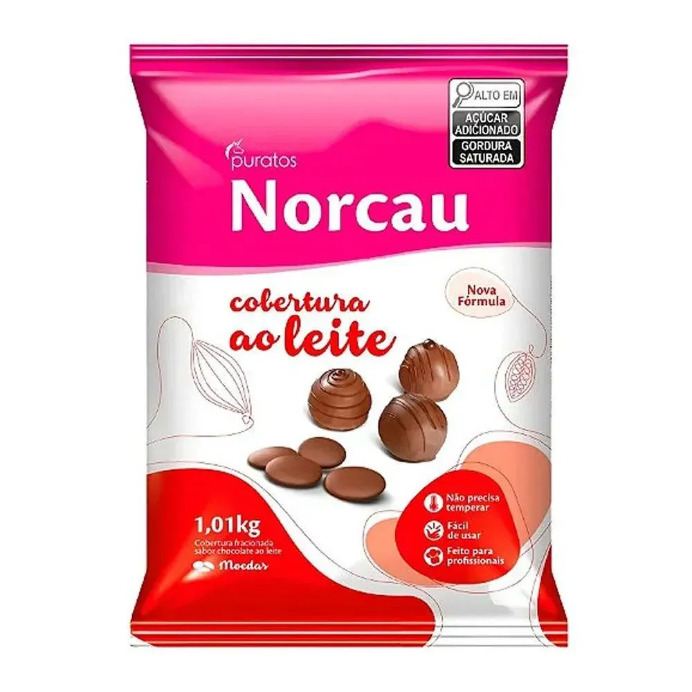 Norcau Cobertura ao Leite 1,01kg