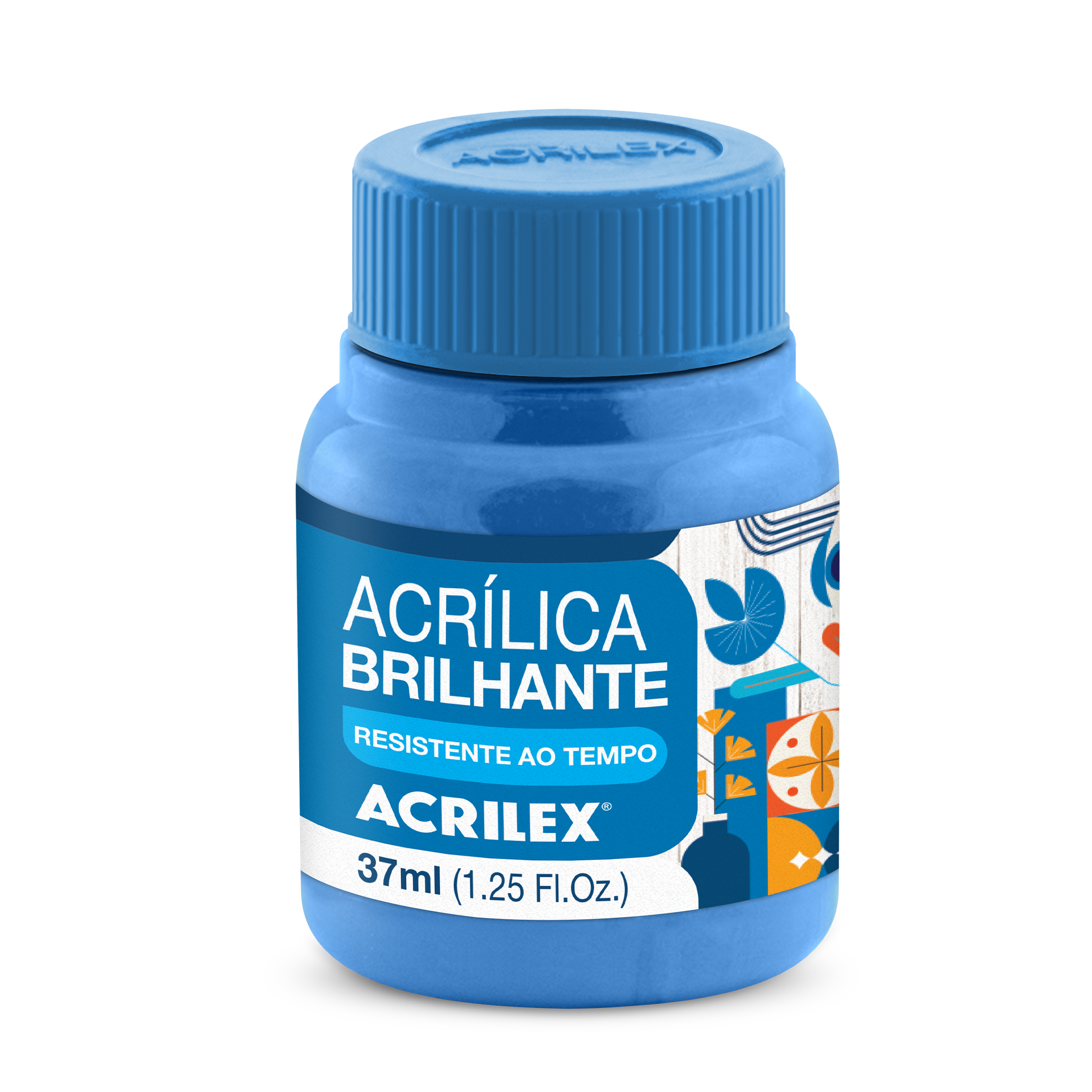 Tinta Acrílica Brilhante Acrilex 37ml CORES