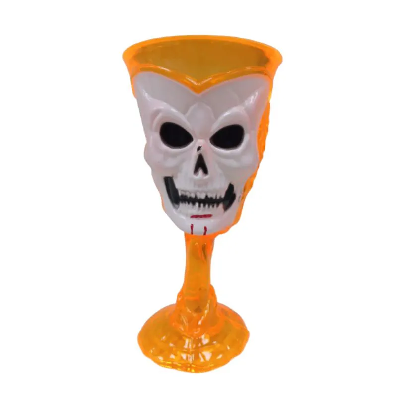 Taça caveira LED decorativa