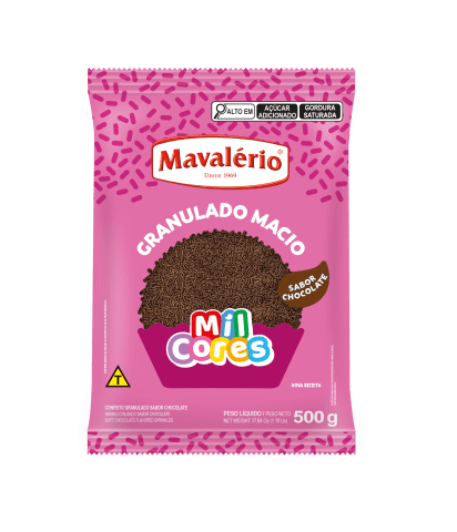 Granulado Macio Mavalério Chocolate 500g