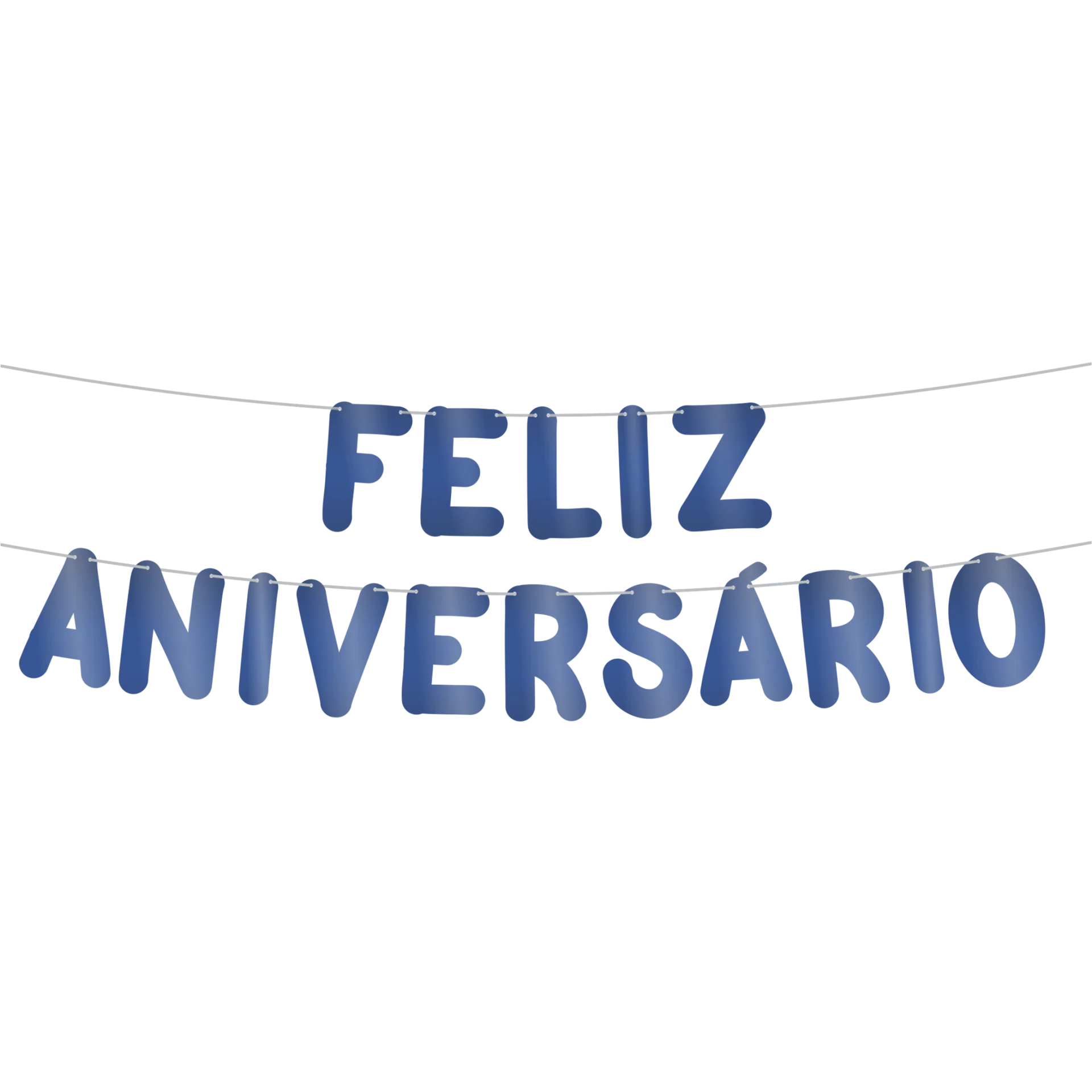 Faixa Feliz Aniversário NC Toys CORES