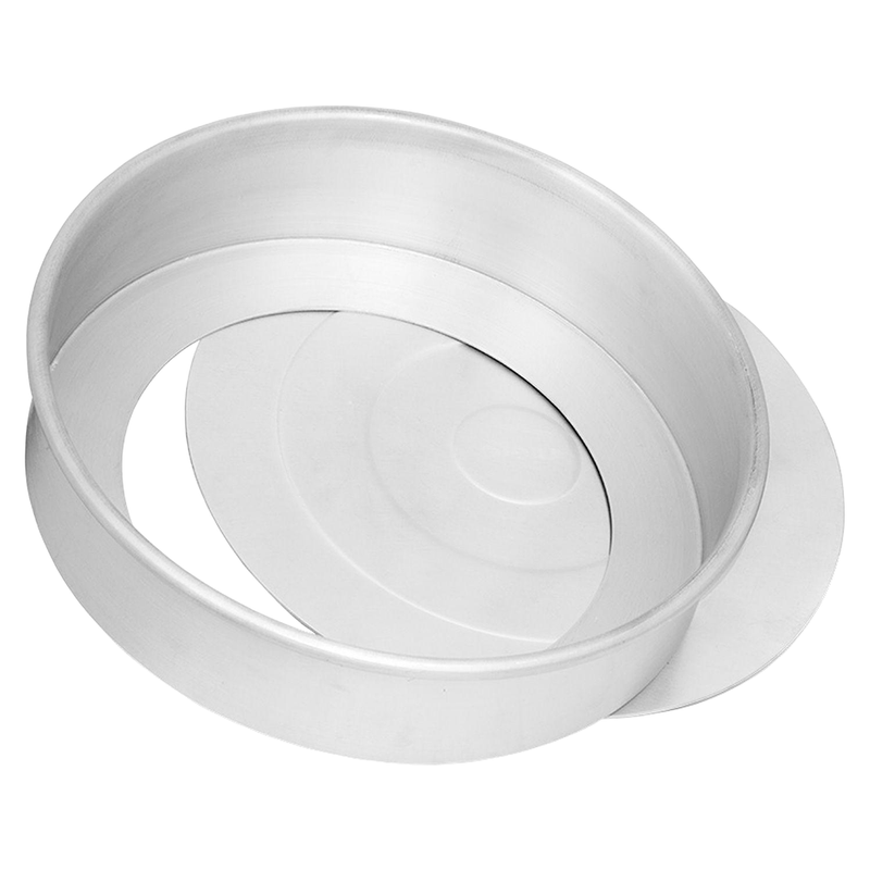 Forma de bolo redonda com fundo removível SL Alumínio 10cm N°30