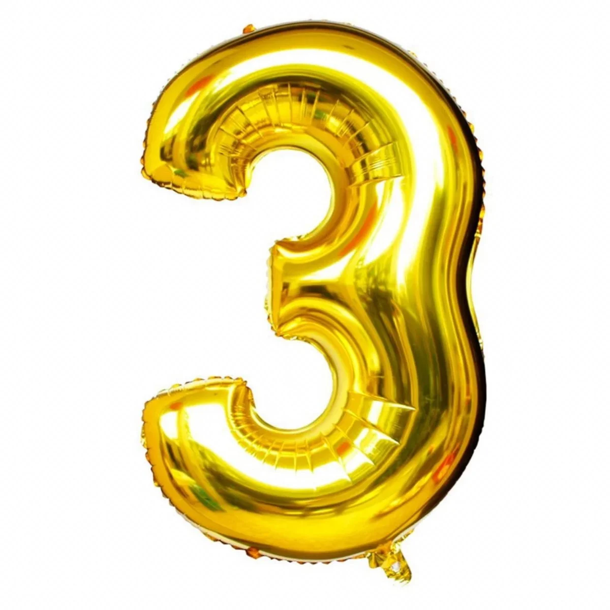 Balão Metalizado Dourado Números 16'' NÚMEROS