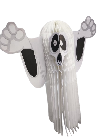 Fantasma sanfona decorativo de papel