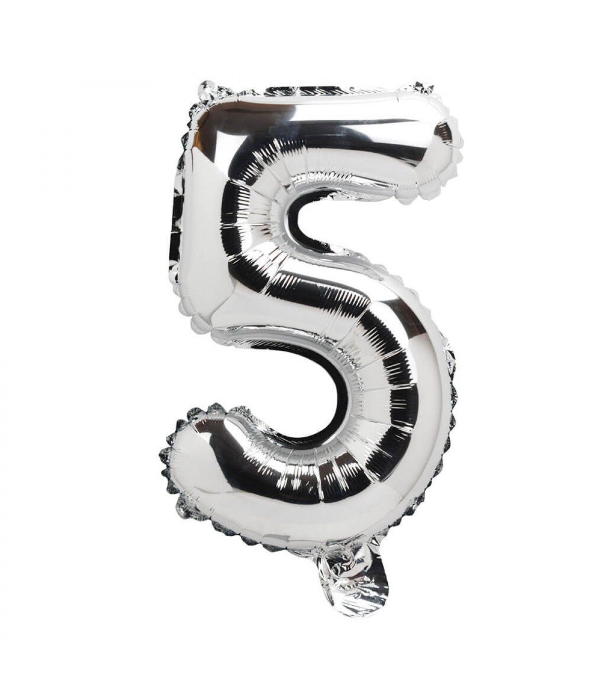 Balão Metalizado Prata Números 32'' NÚMEROS