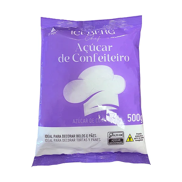 Açúcar de Confeiteiro Iceberg 500g