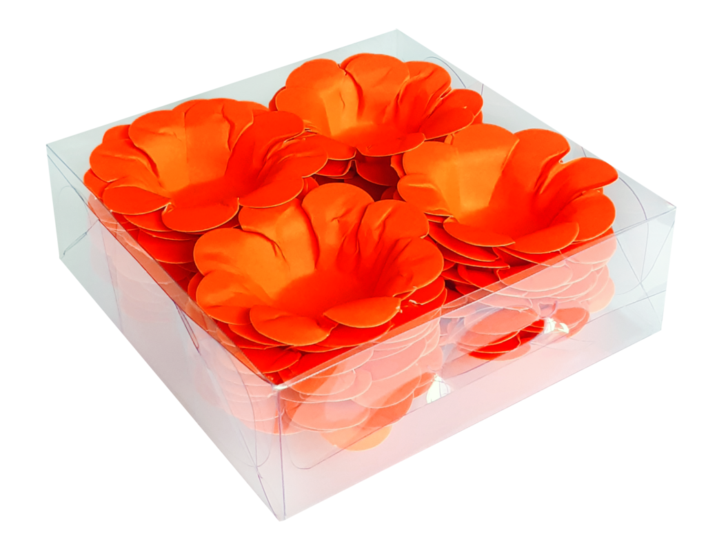 Forma para Doces Margarida Plac com 40 un. CORES