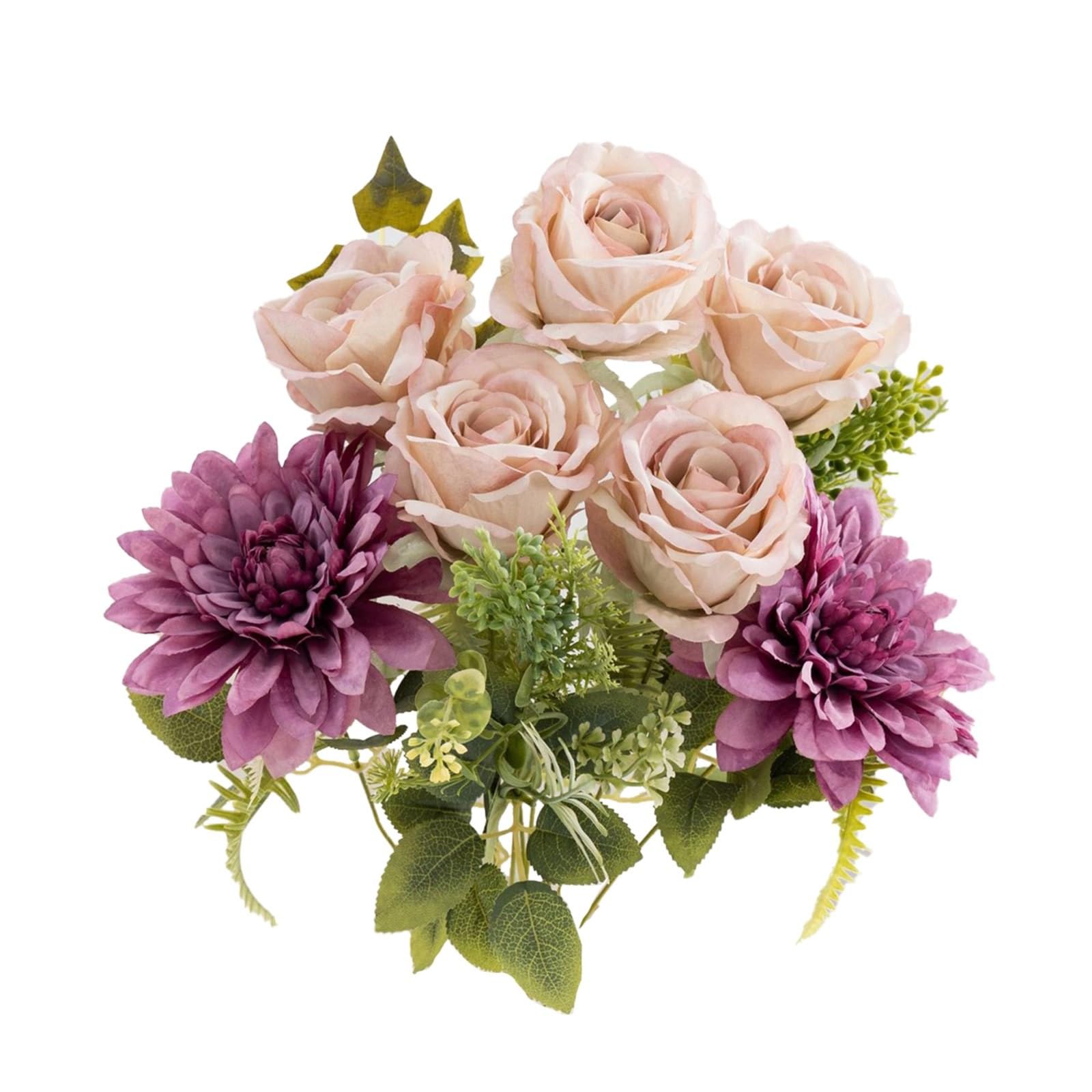 Mini Buquê de Rosas e Cravos