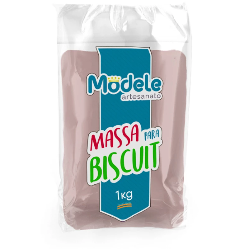 Massa para Biscuit Modele Artesanato 1kg CORES