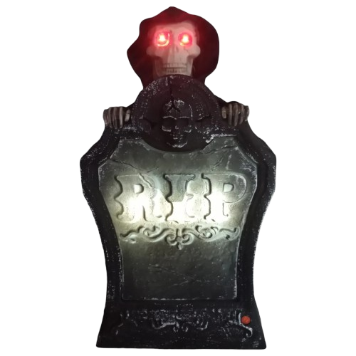 Lápide R.I.P Halloween com LED