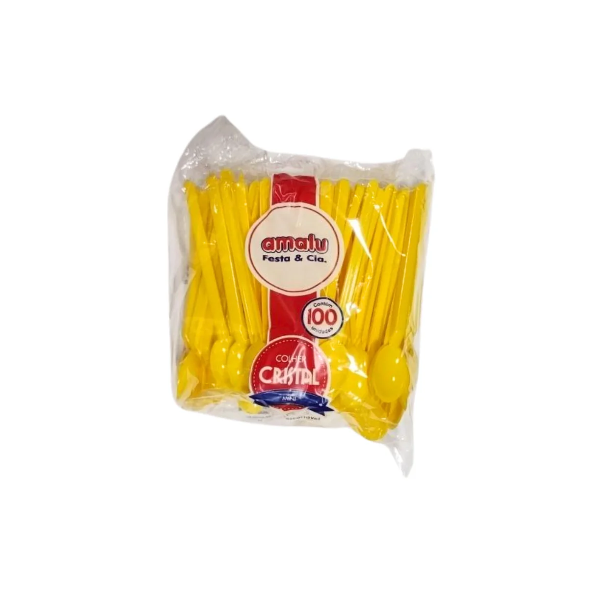 Colher Mini com 100 un. Amalu CORES