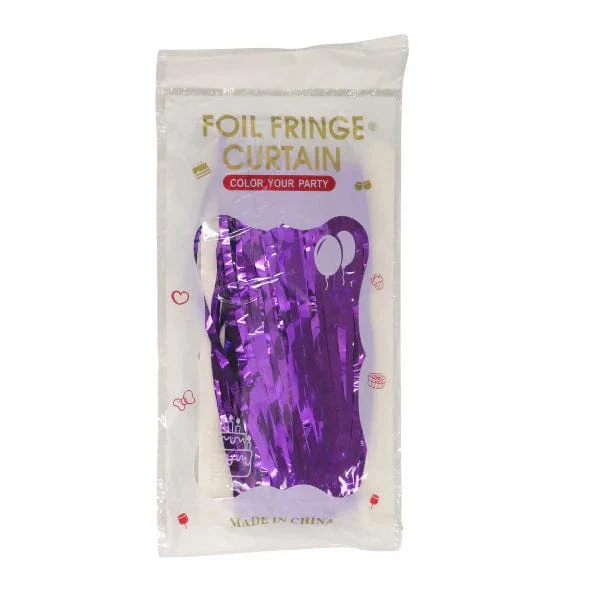 Cortina Metalizada Foil Fringe CORES