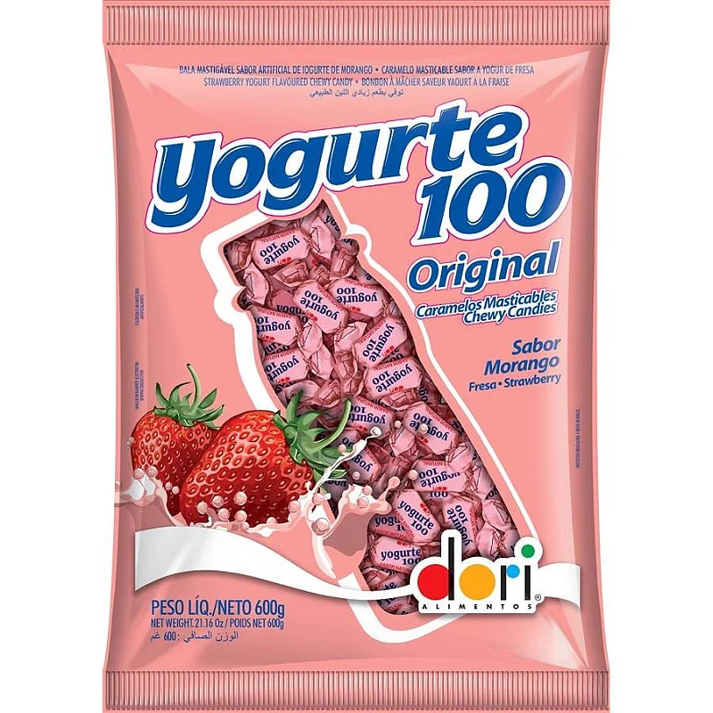 Saco Bala Yogurte 100 Original 600g