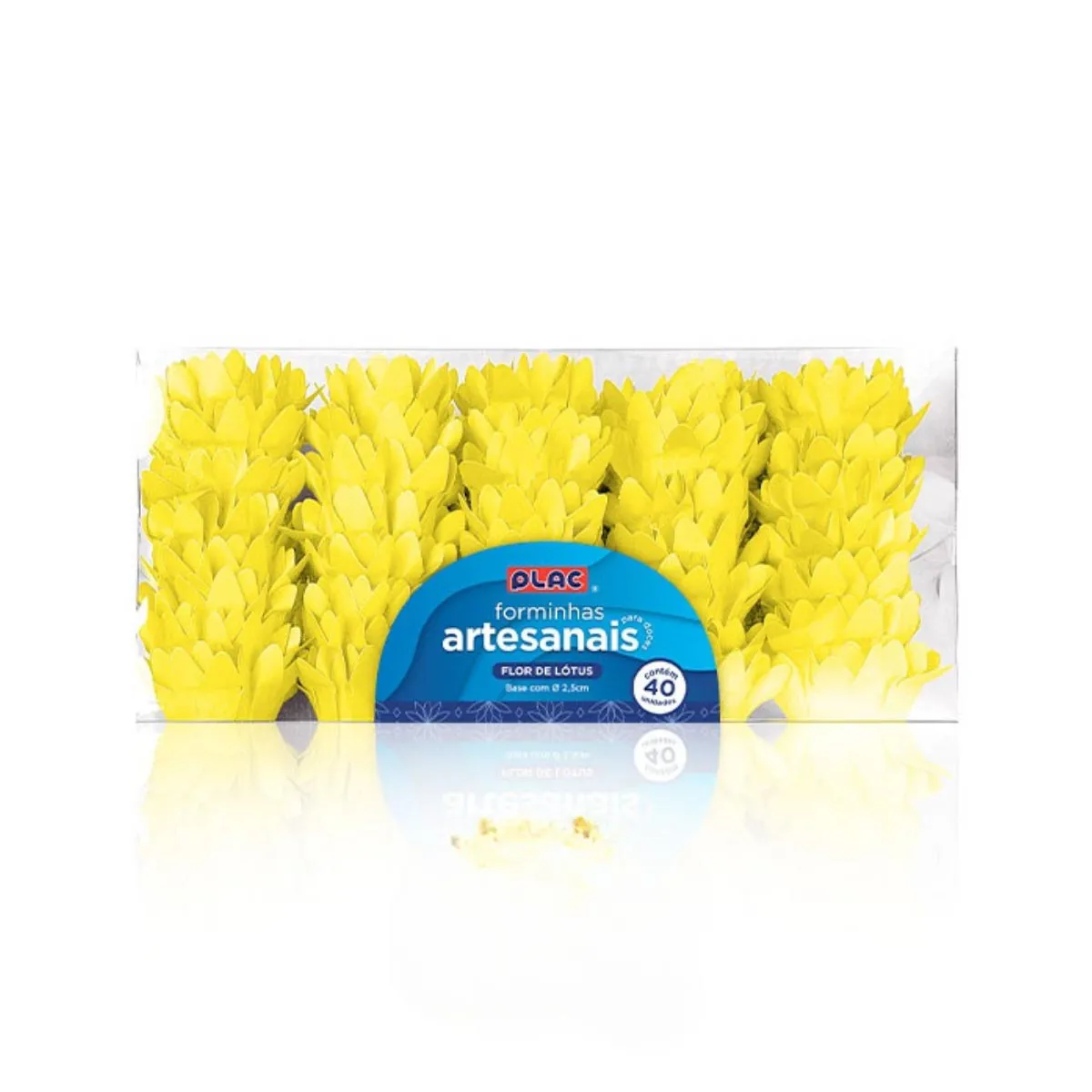 Forma para Doces Flor de Lótus Plac com 40 un. CORES