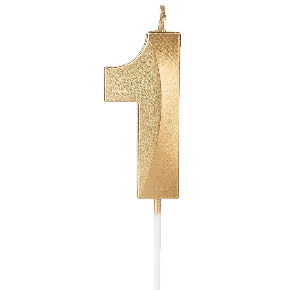 Vela Topper 3D Glamour Analú NÚMEROS E CORES