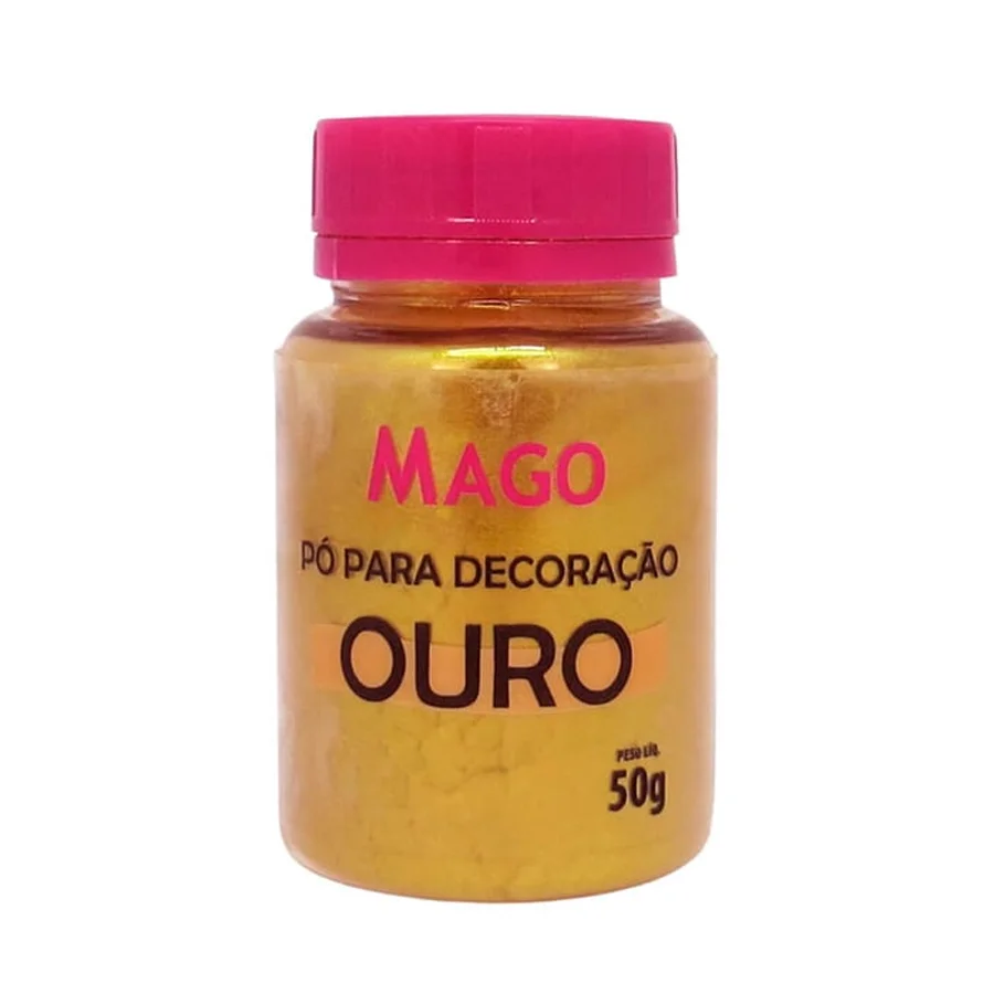Pó para decoração Ouro Mago 50g
