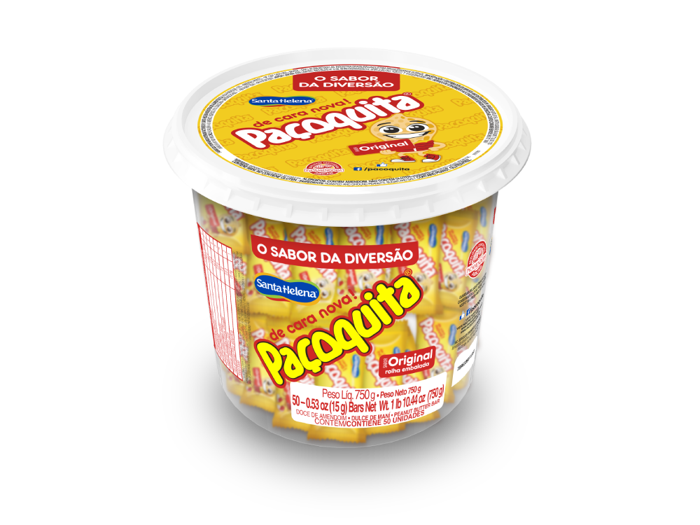 Paçoquita Pote 750g