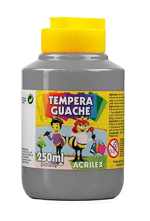 Tinta Guache Acrilex Tempera Guache 250ml CORES