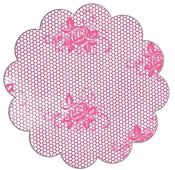 Fundo Rendado para Doces N°9 Lucky Fest CORES